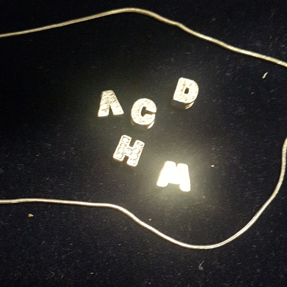 BUNDLE ! Mini Alphabet Pendant